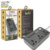 SPEED-X TECHNOLOGY 6USB 3POWERSOCKET SURGE PROTECTOR