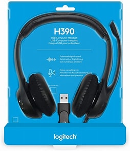 LOGITECH HEADSET USB HEADPHONES (H-390)